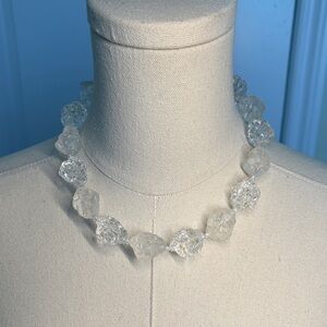 Clear Crystal Acrylic Necklace